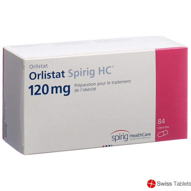 Orlistat Spirig HC Kaps 120 mg 84 pcs