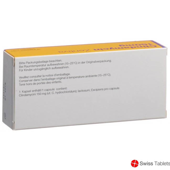 Clindamycin Zentiva Kapseln 150mg 16 Stück buy online