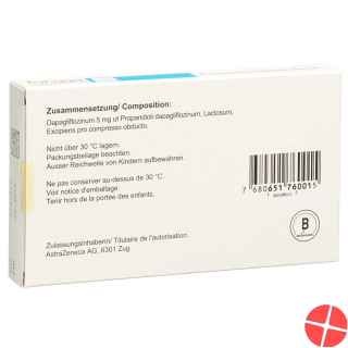 Forxiga Filmtabletten 5mg 28 Stück