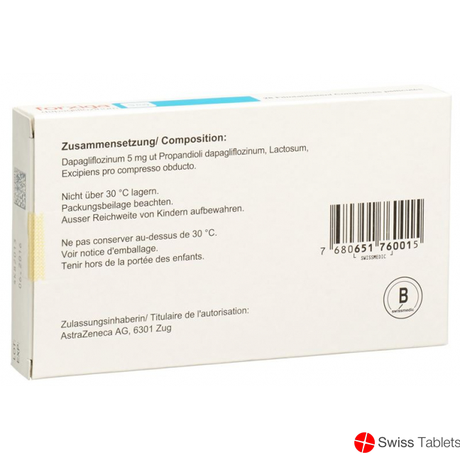 Forxiga Filmtabletten 5mg 28 Stück buy online