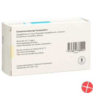 Forxiga Filmtabl 5 mg 98 pcs