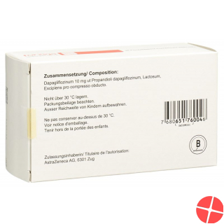 Forxiga Filmtabl 10 mg 98 pcs