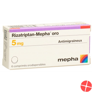 Rizatriptan-Mepha oro Schmelztabl 5 mg 6 pcs
