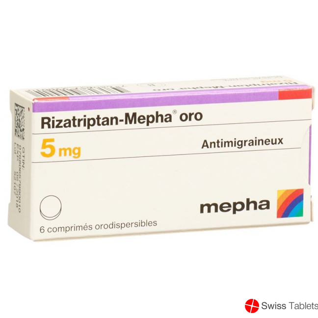 Rizatriptan-Mepha oro Schmelztabl 5 mg 6 pcs