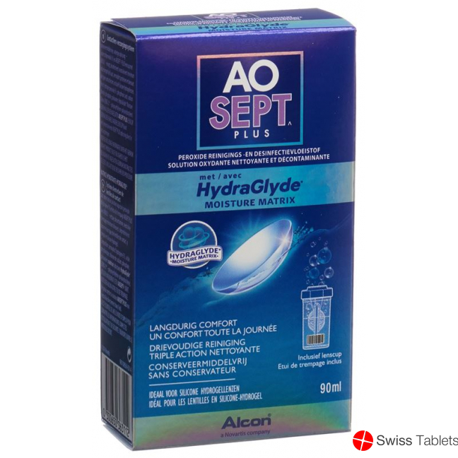 Aosept Plus with 90 ml HydraGlyde