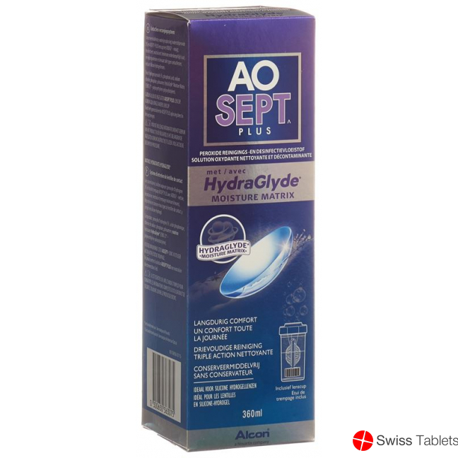 Aosept Plus with HydraGlyde 360 ​​ml