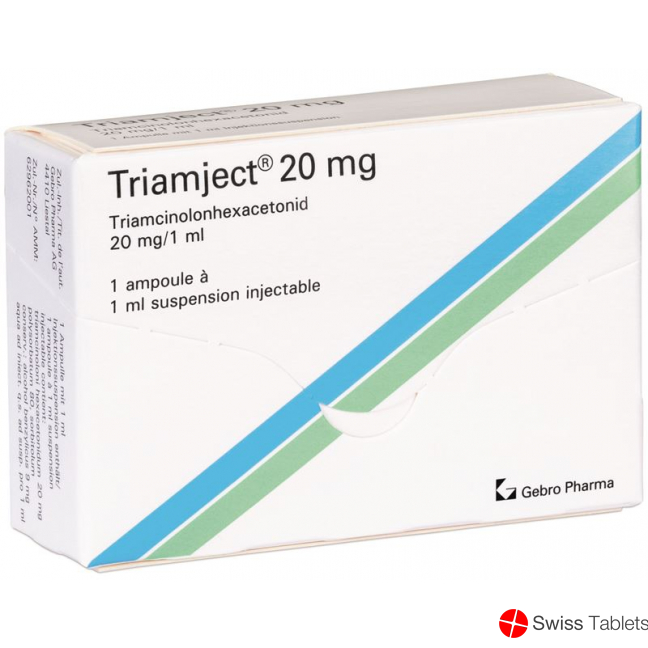 Triamject Inj Susp 20 mg / ml Amp