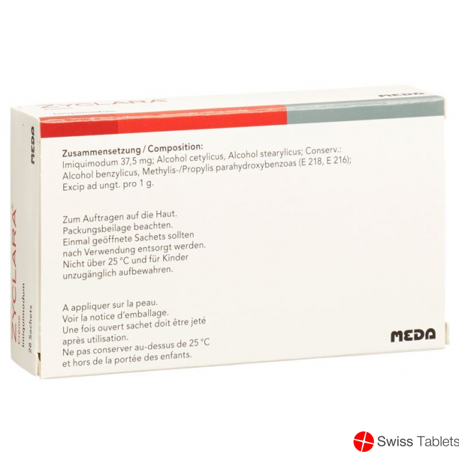 Zyclara cream 37.5 mg / g Btl 28 pcs