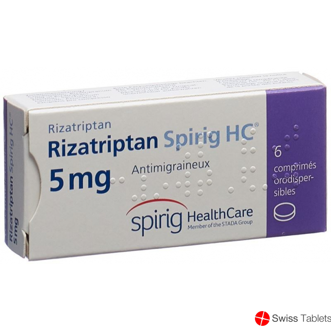 Rizatriptan Spirig HC Schmelztabl 5 mg 6 pcs