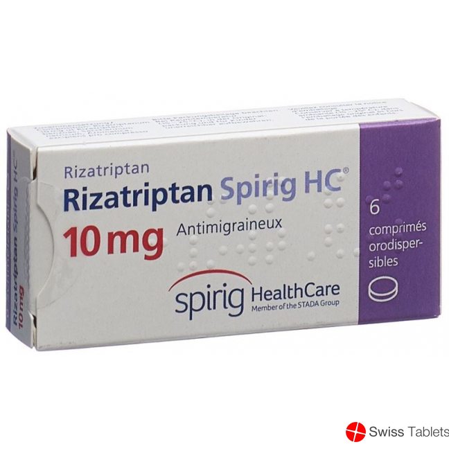 Rizatriptan Spirig HC Schmelztabl 10 mg 6 pcs