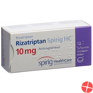 Rizatriptan Spirig HC Schmelztabl 10 mg 12 pcs