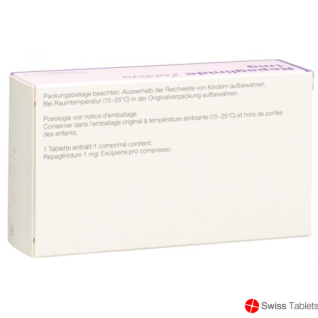 Repaglinide 1 mg tablets Zentiva 90 pcs
