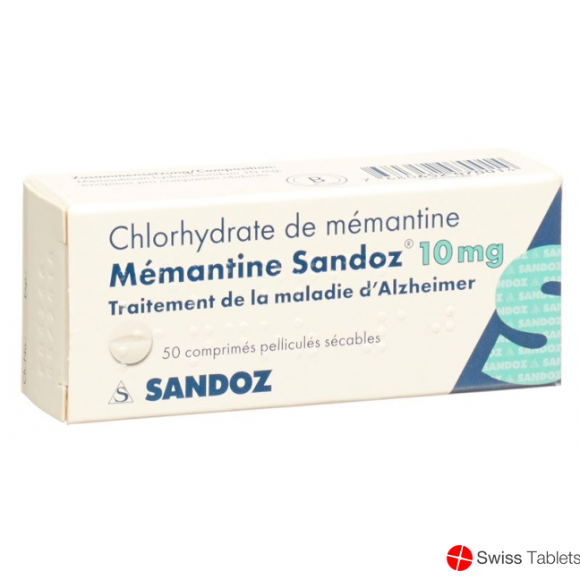 Memantine Sandoz Filmtabl 10 mg 50 pcs