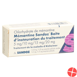 Sandoz Memantine starter pack Filmtabl 7x5 / 7x10 / 7x15 / 7x20mg 28 pcs