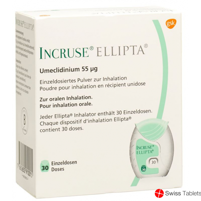 Incruse Ellipta Inh PLV 55 mcg 30 doses buy online