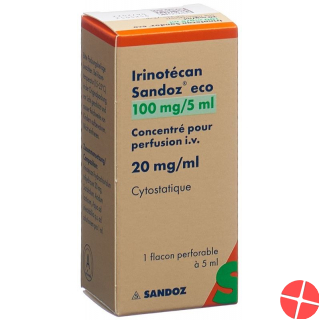 Irinotecan Sandoz eco Inf Konz 100 mg / 5ml Durchstf 5 ml