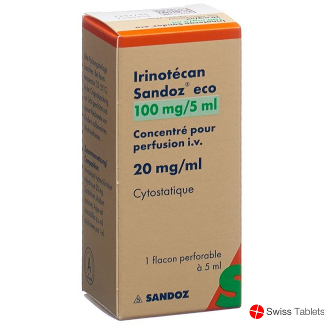 Irinotecan Sandoz eco Inf Konz 100 mg / 5ml Durchstf 5 ml
