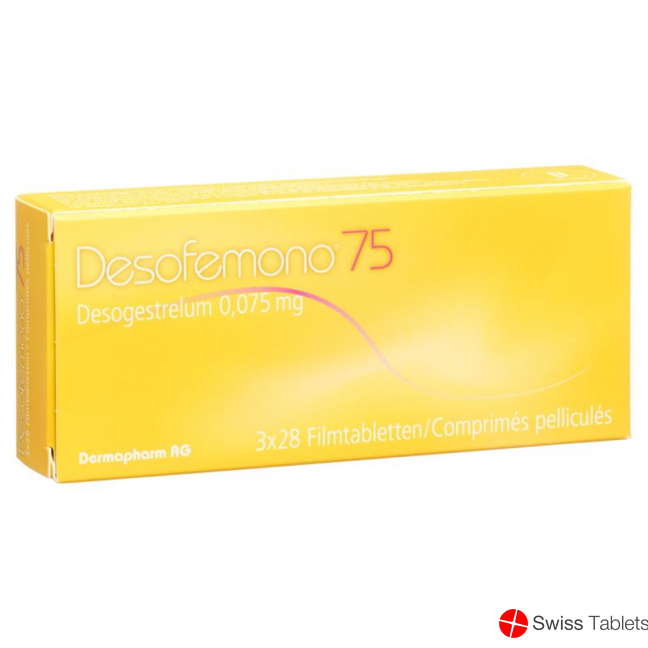 Desofemono Filmtabl 0.075 mg 3 x 28 pcs Desofemono Filmtabl 0.075 mg 3 x 28 pcs