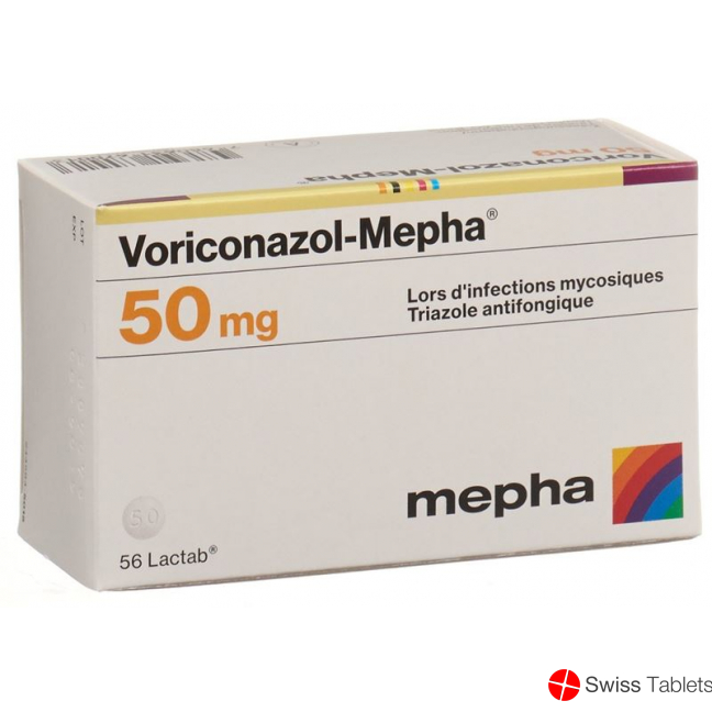 Voriconazole Mepha Lactab 50 mg 56 pcs
