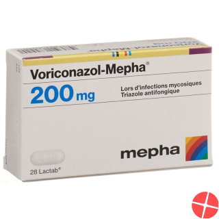 Voriconazole Mepha Lactab 200 mg 28 pcs