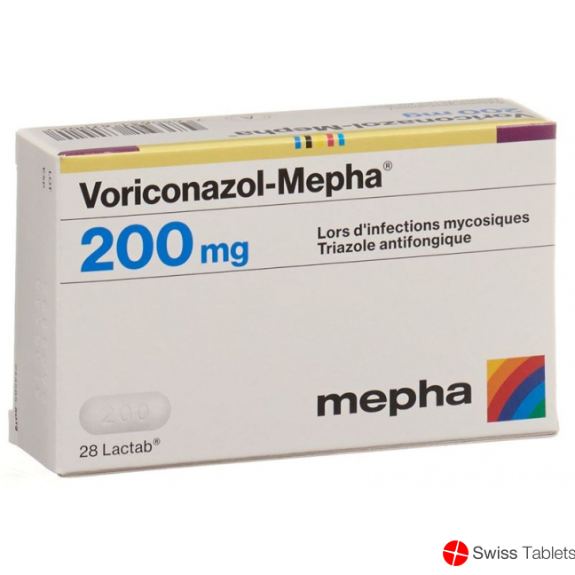 Voriconazole Mepha Lactab 200 mg 28 pcs