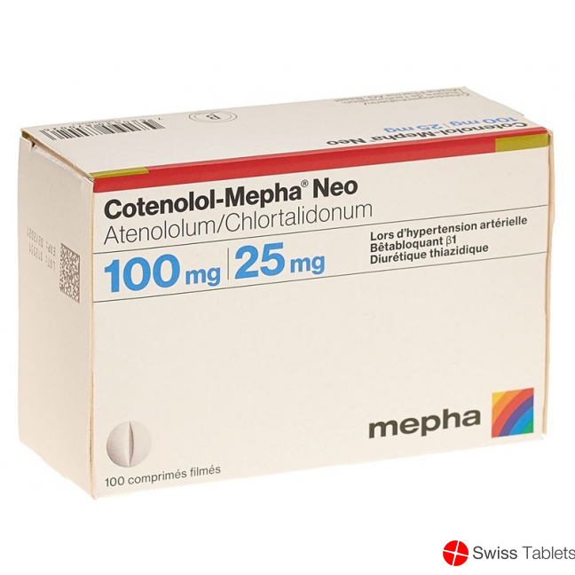 Cotenolol-Mepha Neo Filmtabl 100/25 100 pcs
