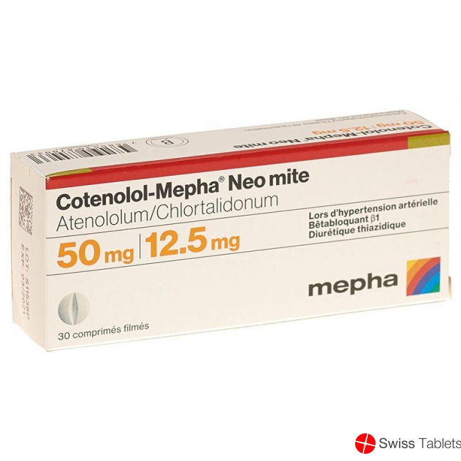 Cotenolol-Mepha mite Neo Filmtabl 50 / 12.5 30 pcs
