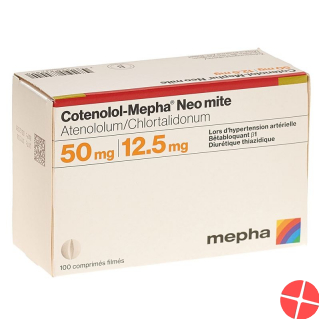 Cotenolol-Mepha mite Neo Filmtabl 50 / 12.5 100 pcs