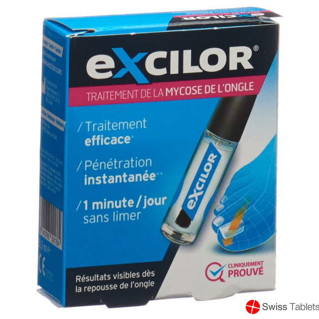 Excilor nail fungus solution 3.3 ml