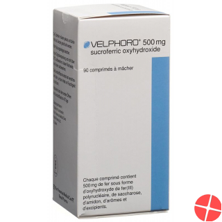 Velphoro Kautabl 500 mg Fl 90 pcs