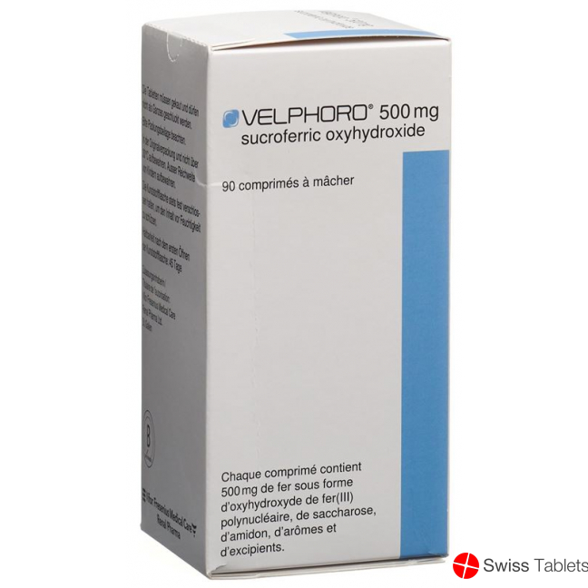 Velphoro Kautabl 500 mg Fl 90 pcs