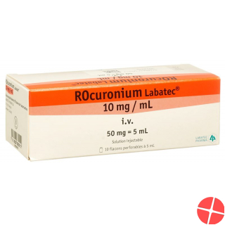 Rocuronium Labatec Inj Lös 50 mg / 5 ml 10 ml 5 Durchstf