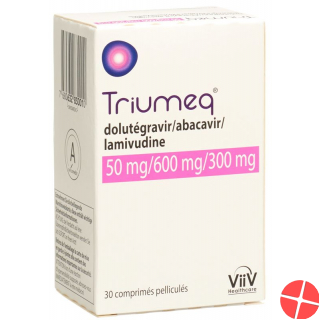 Triumeq Filmtabl 50mg / 600mg / 300mg Ds 30 pcs