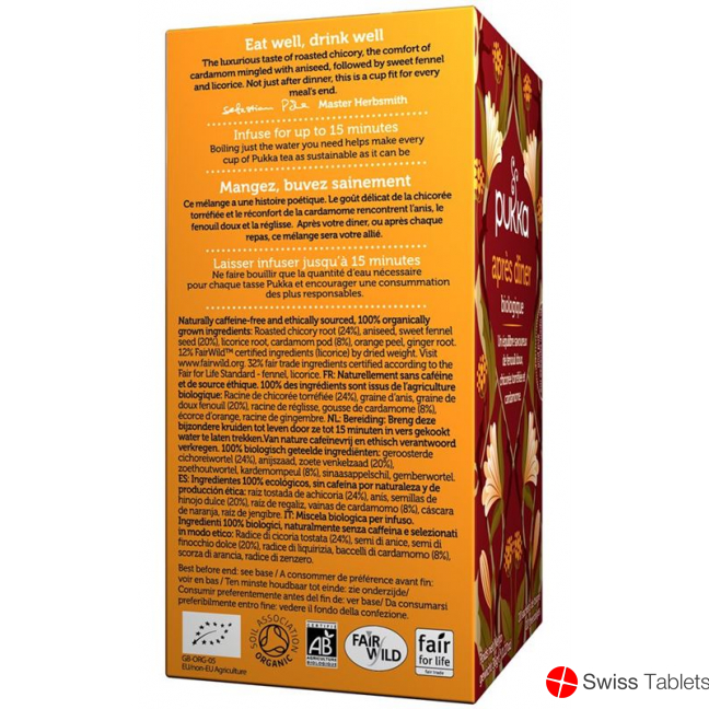 Pukka Apres Diner Thé bio Btl 20 pcs