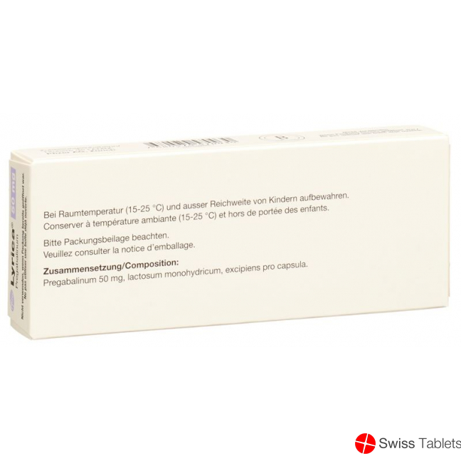 Lyrica Kaps 50 mg 14 pcs Lyrica Kaps 50 mg 14 pcs