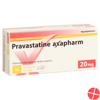 Pravastatin Axapharm tablets 20 mg (divided) 30 pcs