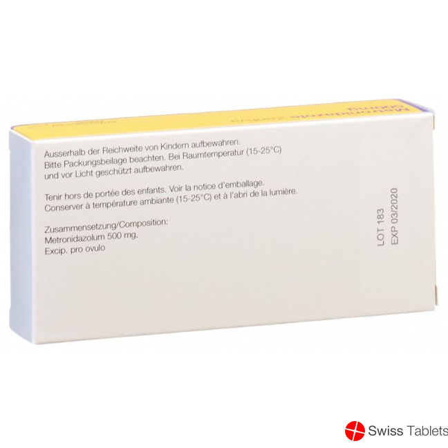 Metronidazol Zentiva Ovula 500mg 10 Stück buy online
