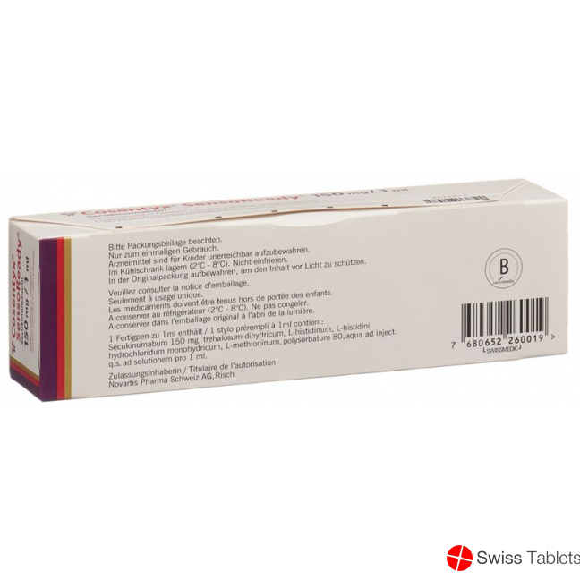 Cosentyx SensoReady Inj Lös 150 mg / 1ml Fertpen