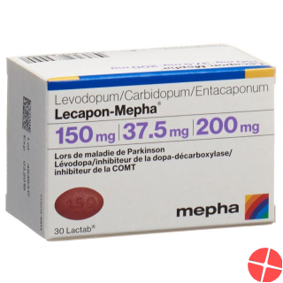 Lecapon-Mepha 150mg / 37.5mg / 200mg 30 film-coated tablets