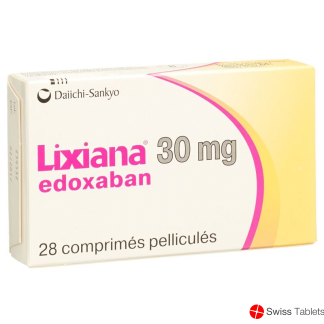 Lixiana Filmtabl 30 mg 28 pcs