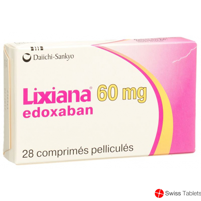 Lixiana Filmtabl 60 mg 28 pcs