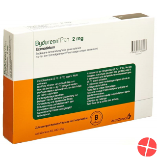 Bydureon Pen Trockensub 2 mg with solvent 4 pcs