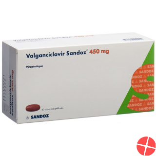 Valganciclovir Sandoz 450 mg 60 tablets