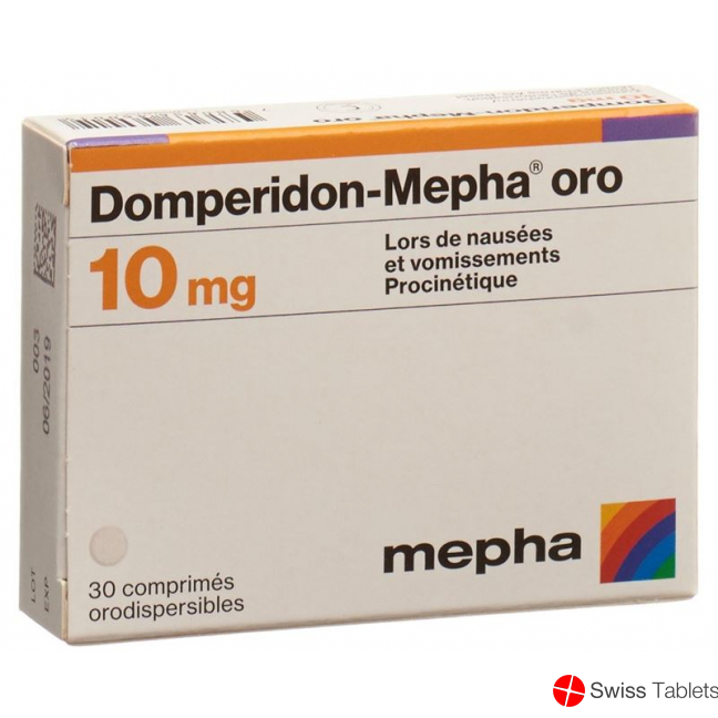 Domperidone Mepha oro Schmelztabl 10 mg 30 pcs