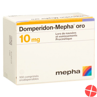 Domperidone Mepha oro Schmelztabl 10 mg 100 pcs