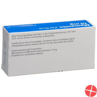 Memantine Zentiva Filmtabl 10 mg 50 pcs