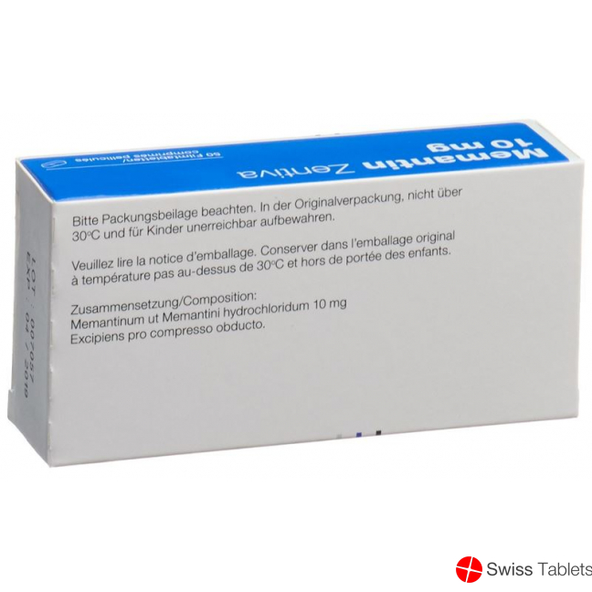 Memantine Zentiva Filmtabl 10 mg 50 pcs