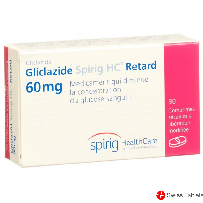 Gliclazide Spirig HC Ret Retard tablets 60 mg 30 pcs