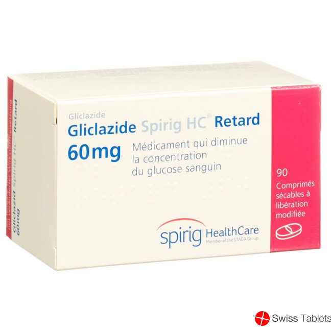 Gliclazide Spirig HC Ret Retard tablets 60 mg 90 pcs