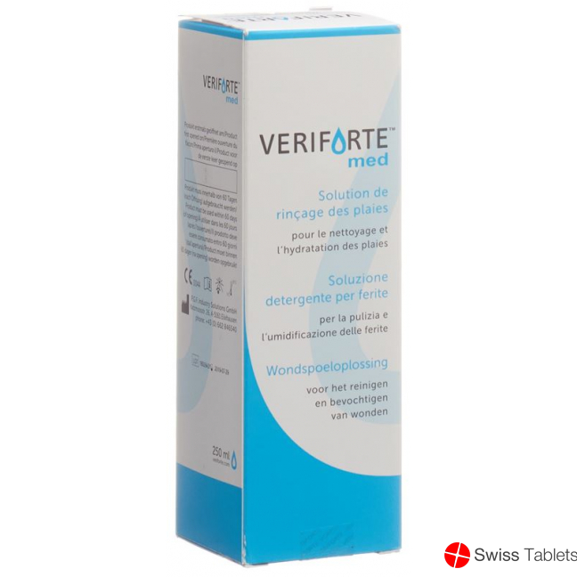 Veriforte med 250 ml of wound irrigation solution